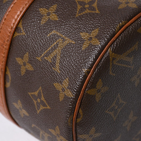 極美品 LOUIS VUITTON ルイヴィトン パピヨン30 GM ハンドバッグ M51365 モノグラム ゴールド金具 旧型 筒型 中古 4a006977