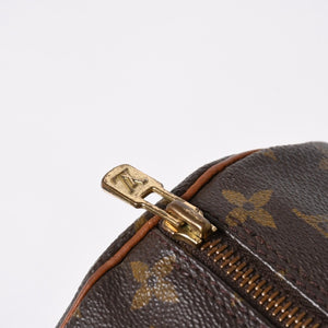 極美品 LOUIS VUITTON ルイヴィトン パピヨン30 GM ハンドバッグ M51365 モノグラム ゴールド金具 旧型 筒型 中古 4a006977