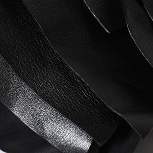 極美品 YVES SAINT LAURENT イヴサンローラン サントロぺ レザーバッグ ハンドバッグ 122245 ブラック シルバー金具 中古 4a006504