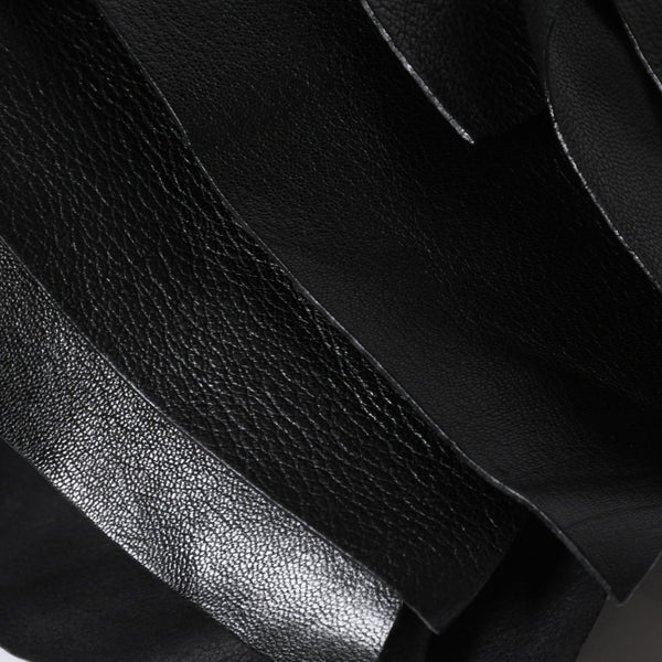 極美品 YVES SAINT LAURENT イヴサンローラン サントロぺ レザーバッグ ハンドバッグ 122245 ブラック シルバー金具 中古 4a006504