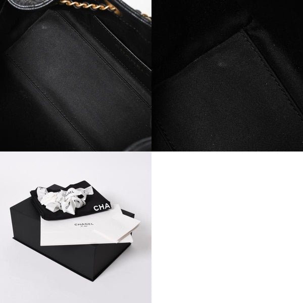 新品同様 CHANEL シャネル CHANEL 25 ミディアム チェーンワンショルダーバッグ AS5311 ココマーク キャビアスキン ブラック 中古 4a006936