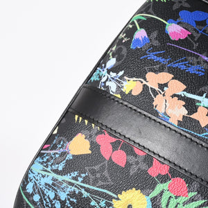 極美品 LOUIS VUITTON ルイヴィトン キーポル バンドリエール50 ボストンバッグ M45062 モノグラム エクリプス フローラル ブラック 中古 4a006945