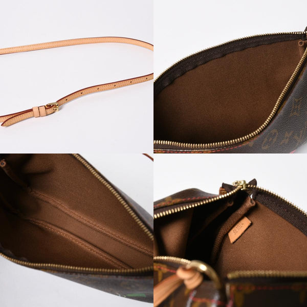 極美品 LOUIS VUITTON ルイヴィトン モノグラム チェリー ポシェットアクセソワール アクセサリーポーチ 村上隆 M95008 中古 4a006983
