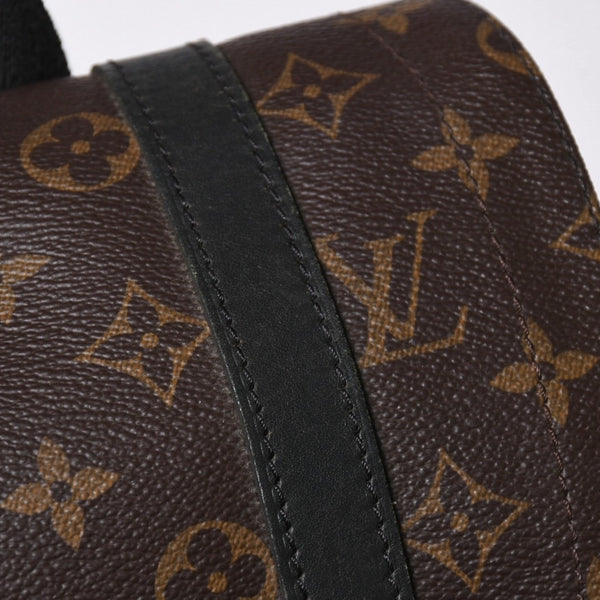 極美品 LOUIS VUITTON ルイヴィトン クリストファー MM リュック バックパック M43735 モノグラムマカサー ブラウン ブラック 中古 4a006943