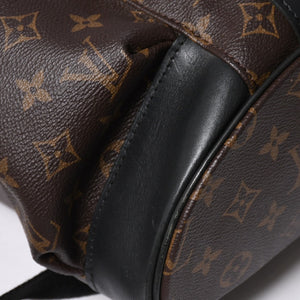 極美品 LOUIS VUITTON ルイヴィトン クリストファー MM リュック バックパック M43735 モノグラムマカサー ブラウン ブラック 中古 4a006943