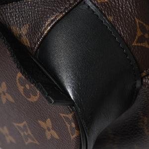 極美品 LOUIS VUITTON ルイヴィトン クリストファー MM リュック バックパック M43735 モノグラムマカサー ブラウン ブラック 中古 4a006943