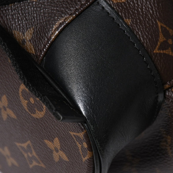 極美品 LOUIS VUITTON ルイヴィトン クリストファー MM リュック バックパック M43735 モノグラムマカサー ブラウン ブラック 中古 4a006943