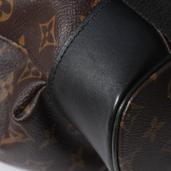 極美品 LOUIS VUITTON ルイヴィトン クリストファー MM リュック バックパック M43735 モノグラムマカサー ブラウン ブラック 中古 4a006943