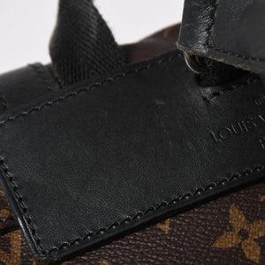 極美品 LOUIS VUITTON ルイヴィトン クリストファー MM リュック バックパック M43735 モノグラムマカサー ブラウン ブラック 中古 4a006943