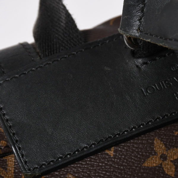 極美品 LOUIS VUITTON ルイヴィトン クリストファー MM リュック バックパック M43735 モノグラムマカサー ブラウン ブラック 中古 4a006943