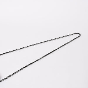 新品同様品 CHANEL シャネル 財布 マトラッセ クラシック チェーンウォレット ランダム番台 キャビアスキン ココマーク ブラック 中古 4a006950