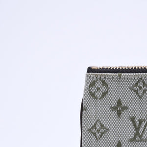 極美品 LOUIS VUITTON ルイヴィトン モノグラムミニ ポシェットクレ コインケース M92236 キャンバス ゴールド金具 グリーン 中古 4a007168