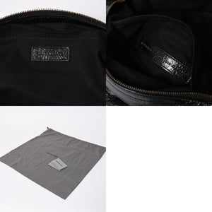極美品 BALENCIAGA バレンシアガ ル シティ イーストウェスト トートバッグ 845704 ショルダーバッグ 現行モデル ブラック ブロンズ金具 中古 4a006964