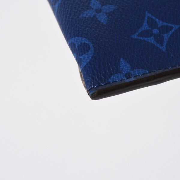 極美品 LOUIS VUITTON ルイヴィトンパシフィック スプリット サコッシュ M43854 モノグラム コバルト ブルー 中古 4a006937