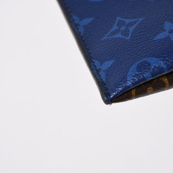 極美品 LOUIS VUITTON ルイヴィトンパシフィック スプリット サコッシュ M43854 モノグラム コバルト ブルー 中古 4a006937