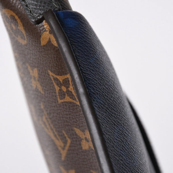 極美品 LOUIS VUITTON ルイヴィトンパシフィック スプリット サコッシュ M43854 モノグラム コバルト ブルー 中古 4a006937