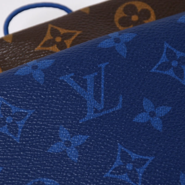 極美品 LOUIS VUITTON ルイヴィトンパシフィック スプリット サコッシュ M43854 モノグラム コバルト ブルー 中古 4a006937