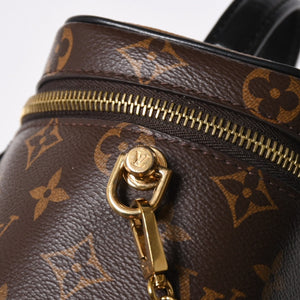 極美品 LOUIS VUITTON ルイヴィトン ヴァニティー・チェーン ポーチ モノグラム・リバース M47125 ブラウン ゴールド金具 中古 4a007059
