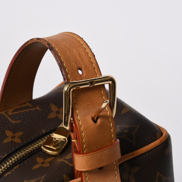 LOUIS VUITTON ルイヴィトン ロッカー ドップ キット クラッチポーチバッグ M83112 ブラウン ゴールド金具 美品 中古 4a006939