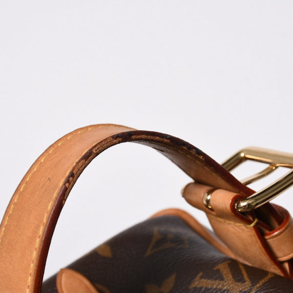 LOUIS VUITTON ルイヴィトン ロッカー ドップ キット クラッチポーチバッグ M83112 ブラウン ゴールド金具 美品 中古 4a006939