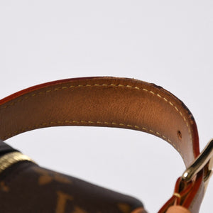 LOUIS VUITTON ルイヴィトン ロッカー ドップ キット クラッチポーチバッグ M83112 ブラウン ゴールド金具 美品 中古 4a006939