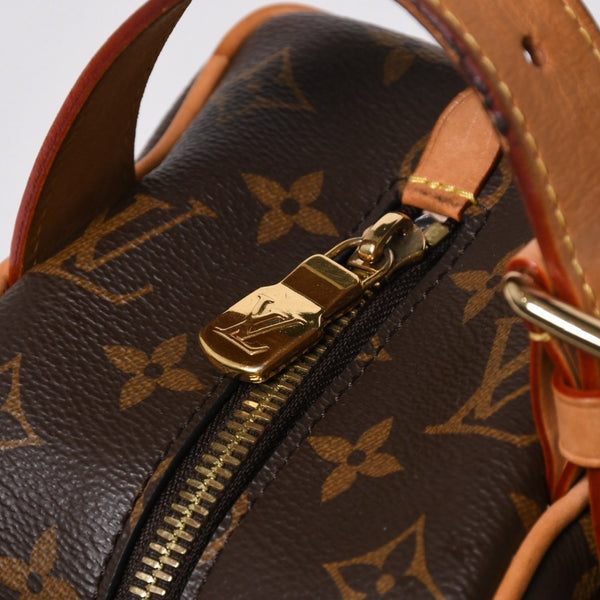 LOUIS VUITTON ルイヴィトン ロッカー ドップ キット クラッチポーチバッグ M83112 ブラウン ゴールド金具 美品 中古 4a006939