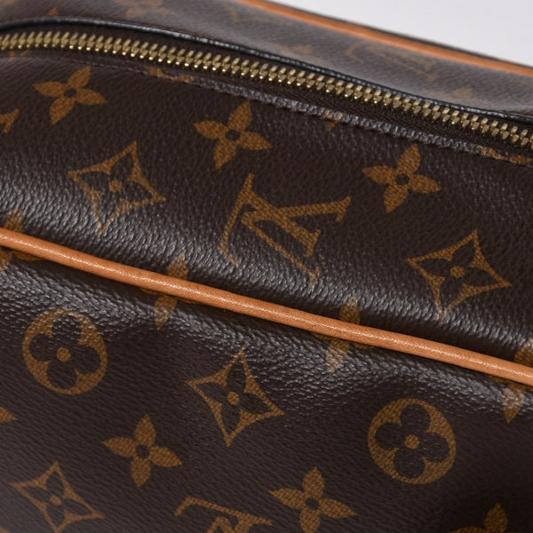 LOUIS VUITTON ルイヴィトン ロッカー ドップ キット クラッチポーチバッグ M83112 ブラウン ゴールド金具 美品 中古 4a006939