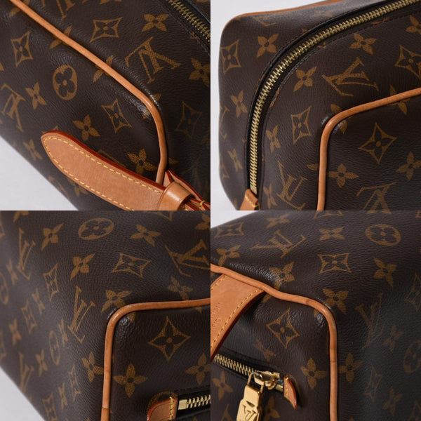 LOUIS VUITTON ルイヴィトン ロッカー ドップ キット クラッチポーチバッグ M83112 ブラウン ゴールド金具 美品 中古 4a006939