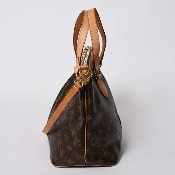 極美品 LOUIS VUITTON ルイヴィトン パレルモPM ハンドバッグ M40145 モノグラム 2WAY PVC レザー ゴールド金具 中古 4a006935