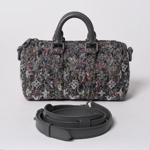 極美品 LOUISVUITTON ルイヴィトン キーポルXS モノグラムフェルト ツイード リサイクル M80821 マルチ 2WAY 中古 4a007158
