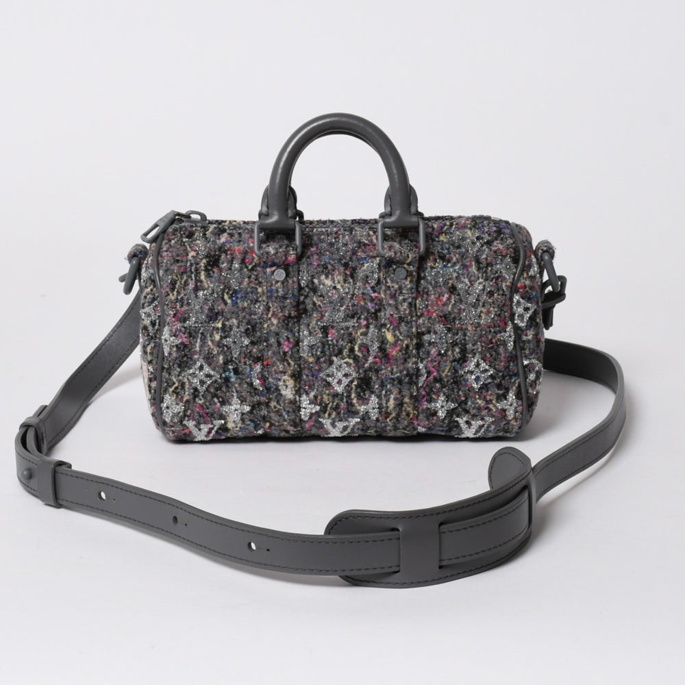 極美品 LOUISVUITTON ルイヴィトン キーポルXS モノグラムフェルト ツイード リサイクル M80821 マルチ 2WAY 中古 4a007158