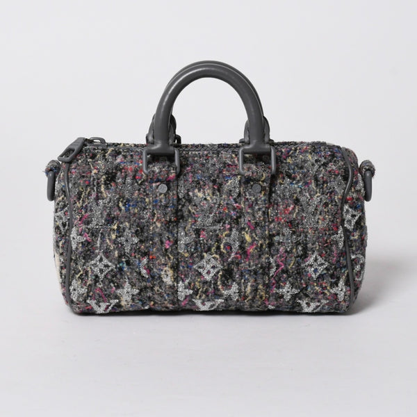 極美品 LOUISVUITTON ルイヴィトン キーポルXS モノグラムフェルト ツイード リサイクル M80821 マルチ 2WAY 中古 4a007158