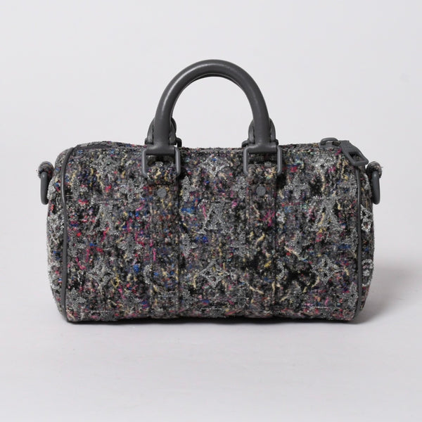 極美品 LOUISVUITTON ルイヴィトン キーポルXS モノグラムフェルト ツイード リサイクル M80821 マルチ 2WAY 中古 4a007158