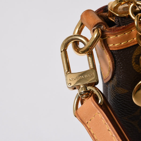 極美品 LOUIS VUITTON ルイヴィトン パレルモPM ハンドバッグ M40145 モノグラム 2WAY PVC レザー ゴールド金具 中古 4a006935