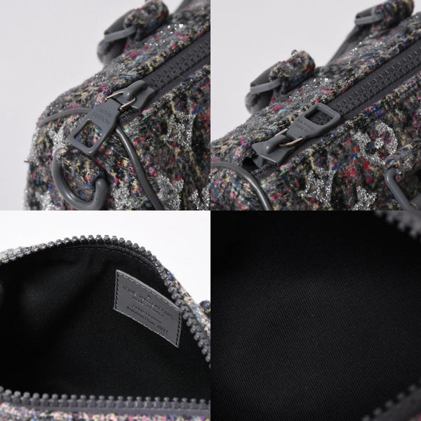 極美品 LOUISVUITTON ルイヴィトン キーポルXS モノグラムフェルト ツイード リサイクル M80821 マルチ 2WAY 中古 4a007158