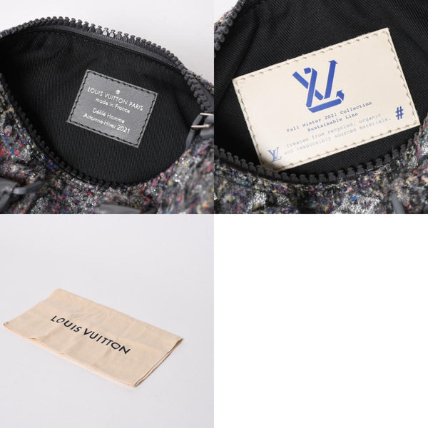 極美品 LOUISVUITTON ルイヴィトン キーポルXS モノグラムフェルト ツイード リサイクル M80821 マルチ 2WAY 中古 4a007158