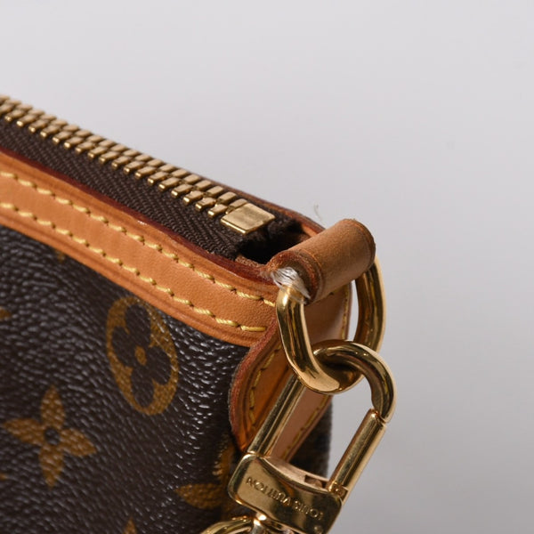 極美品 LOUIS VUITTON ルイヴィトン パレルモPM ハンドバッグ M40145 モノグラム 2WAY PVC レザー ゴールド金具 中古 4a006935