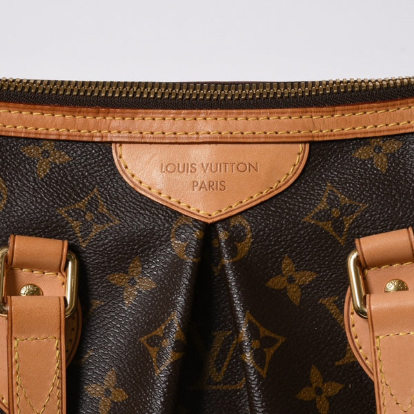 極美品 LOUIS VUITTON ルイヴィトン パレルモPM ハンドバッグ M40145 モノグラム 2WAY PVC レザー ゴールド金具 中古 4a006935