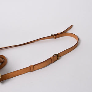 LOUIS VUITTON ルイヴィトン ダミエ アズール スピーディバンドリエール25 N41374 PVC ヌメ革 ホワイト ゴールド金具 美品 中古 4a007115