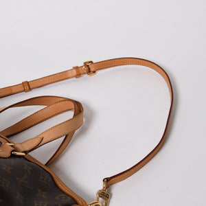 極美品 LOUIS VUITTON ルイヴィトン パレルモPM ハンドバッグ M40145 モノグラム 2WAY PVC レザー ゴールド金具 中古 4a006935