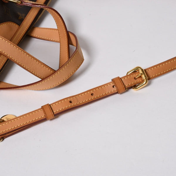 極美品 LOUIS VUITTON ルイヴィトン パレルモPM ハンドバッグ M40145 モノグラム 2WAY PVC レザー ゴールド金具 中古 4a006935