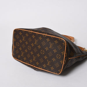 極美品 LOUIS VUITTON ルイヴィトン パレルモPM ハンドバッグ M40145 モノグラム 2WAY PVC レザー ゴールド金具 中古 4a006935