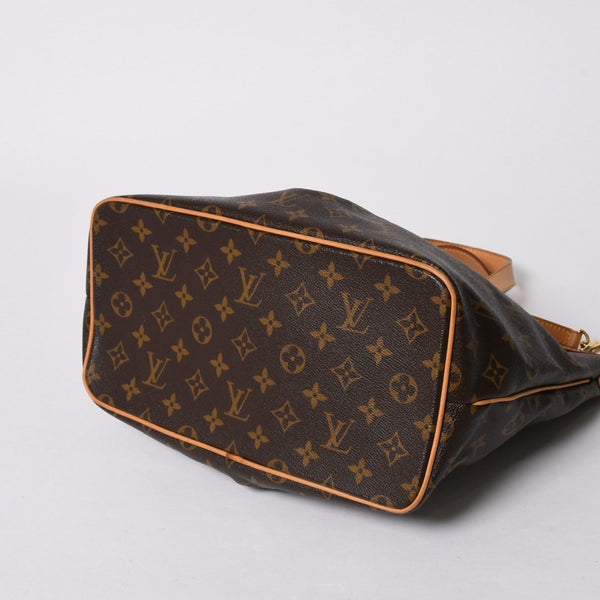 極美品 LOUIS VUITTON ルイヴィトン パレルモPM ハンドバッグ M40145 モノグラム 2WAY PVC レザー ゴールド金具 中古 4a006935