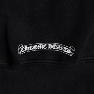 CHROME HEARTS クロムハーツ ジップアップフーディー パーカー サイズS CHプラス スクロールラベル マリブ サーマル 美品 中古 4a007359