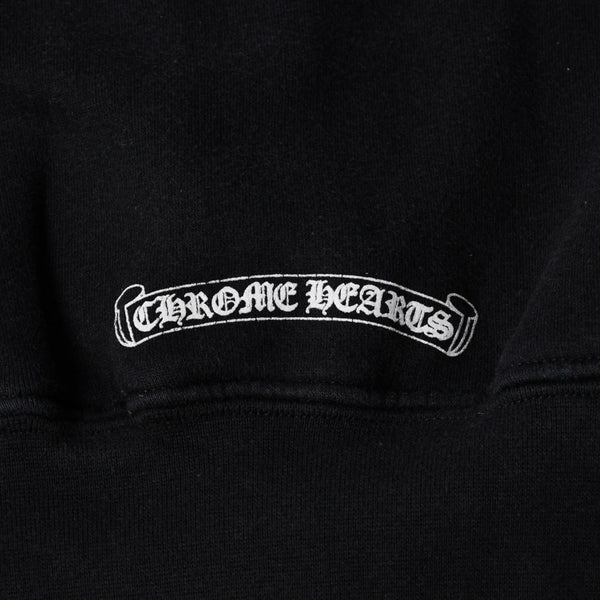 CHROME HEARTS クロムハーツ ジップアップフーディー パーカー サイズS CHプラス スクロールラベル マリブ サーマル 美品 中古 4a007359