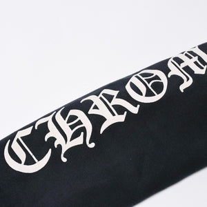 CHROME HEARTS クロムハーツ オールド サーマルフーディー パーカー サイズS ホースシュー ダガージップ ブラック 美品 中古 4a007360