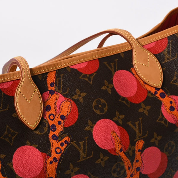 極美品 LOUIS VUITTON ルイヴィトン モノグラム ラマージュ ネヴァーフルMM トートバッグ M41603 モノグラムキャンバス ブラウン ピンク ゴールド金具 中古 4a007065