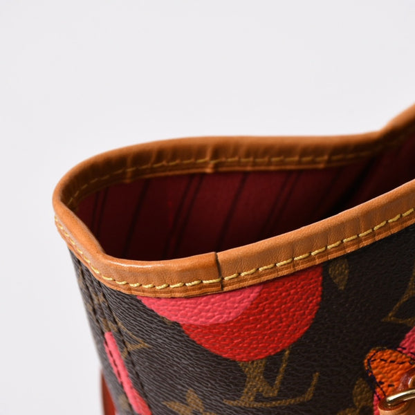 極美品 LOUIS VUITTON ルイヴィトン モノグラム ラマージュ ネヴァーフルMM トートバッグ M41603 モノグラムキャンバス ブラウン ピンク ゴールド金具 中古 4a007065