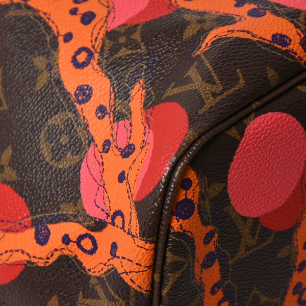 極美品 LOUIS VUITTON ルイヴィトン モノグラム ラマージュ ネヴァーフルMM トートバッグ M41603 モノグラムキャンバス ブラウン ピンク ゴールド金具 中古 4a007065