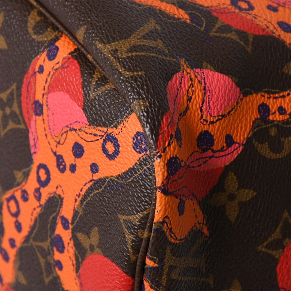 極美品 LOUIS VUITTON ルイヴィトン モノグラム ラマージュ ネヴァーフルMM トートバッグ M41603 モノグラムキャンバス ブラウン ピンク ゴールド金具 中古 4a007065